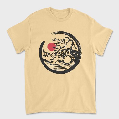 Yin Yang Nature, Tricou Barbati (Unisex)