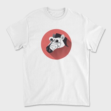 Zebra Hat Icon, Tricou Barbati (Unisex)