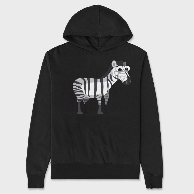 Zebra Stripes, Hanorac Oversize Barbati (Unisex)
