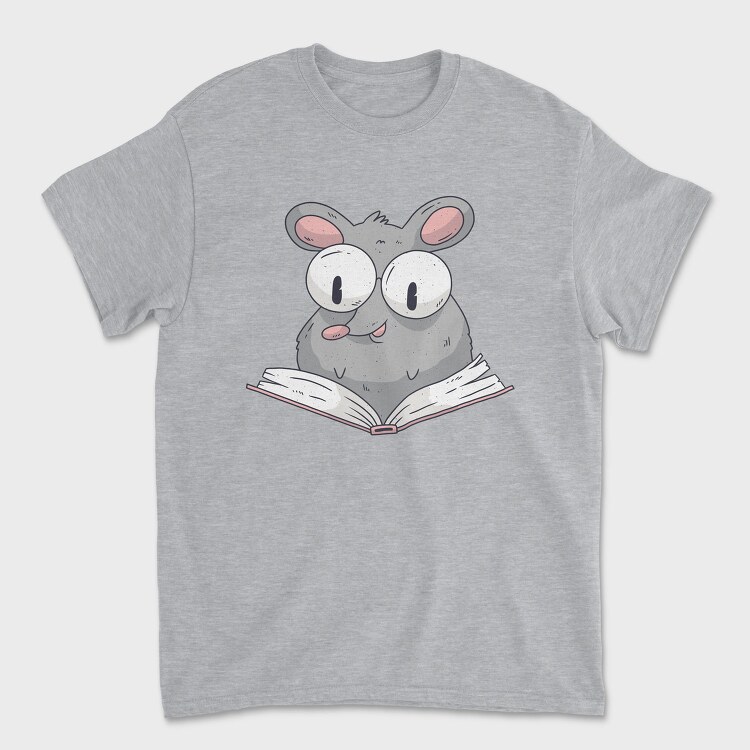 Reading Rat, Tricou Barbati (Unisex)