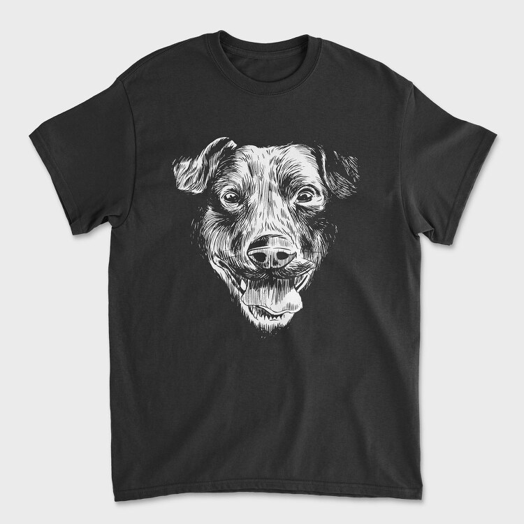 Realistic Dog, Tricou Barbati (Unisex)