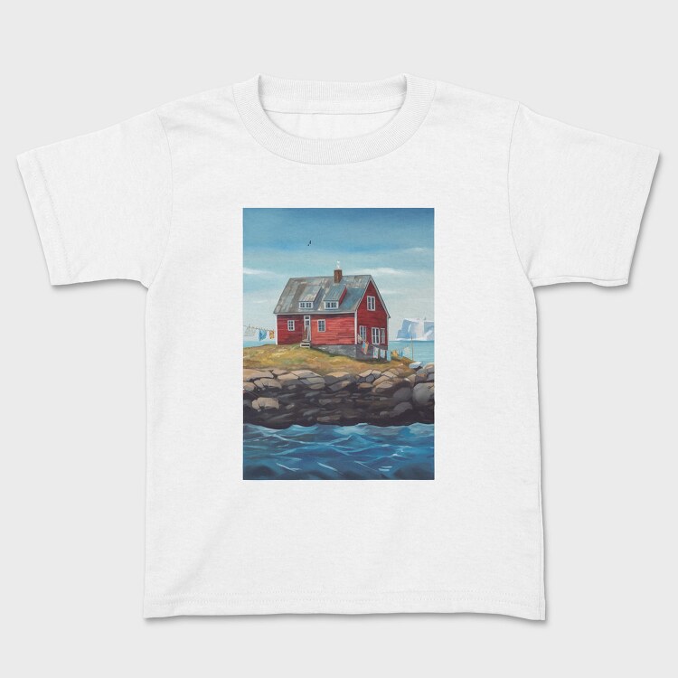 Red House Painting Iceberg Poster, Tricou Copii