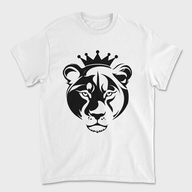 Regal Lioness Silhouette Female Lion, Tricou Barbati (Unisex)