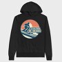 Retro Skiing Enthusiast Be Skiing, Hanorac Oversize Barbati (Unisex)