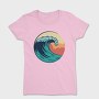 Retro Wave Art Vintage Wave, Tricou Femei