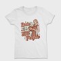 Retro Woman Baking Bake Kill Funny, Tricou Femei