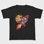 Rocket And Planet Space, Tricou Copii