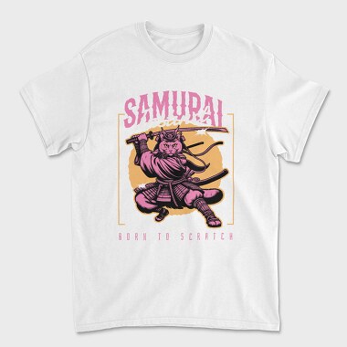 Samurai Instinct Cat, Tricou Barbati (Unisex)