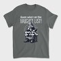 Santa Naughty List, Tricou Barbati (Unisex)