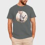 Bunny Playing Banjo Cottagecore, Tricou Barbati (Unisex)