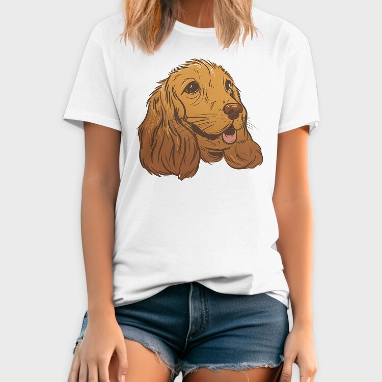 Coker Spaniel Dog, Tricou Barbati (Unisex)