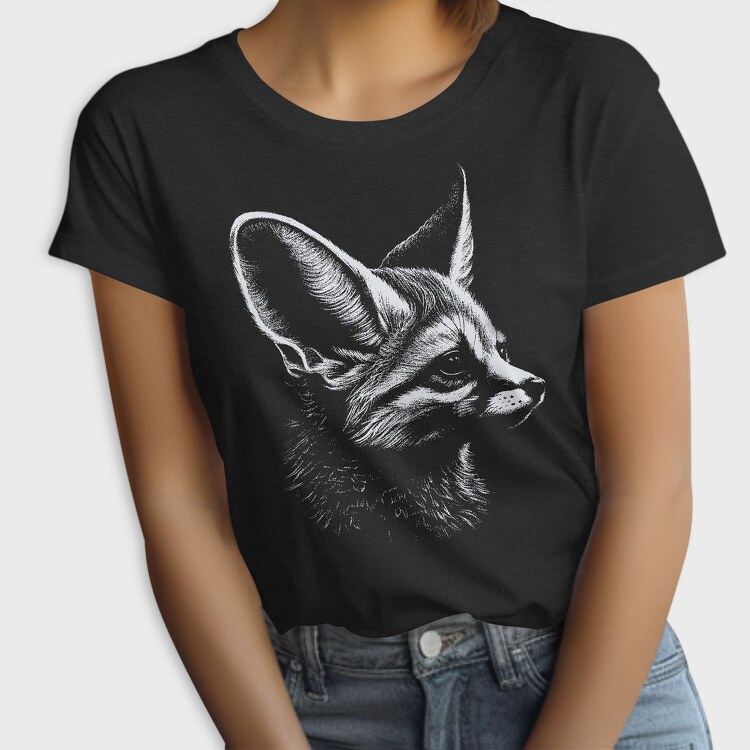 Attentive Fennec Fox, Tricou Femei