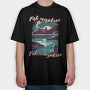 Fish Everywhere Anywhere, Tricou Oversize Barbati (Unisex)