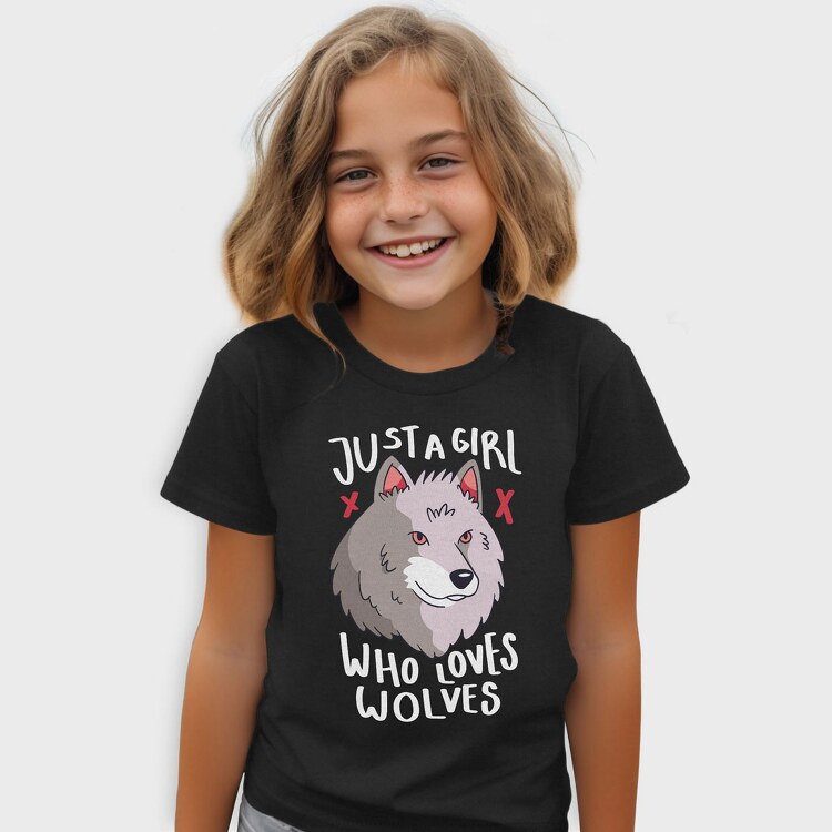 Girl Who Loves Wolves, Tricou Copii