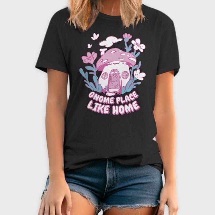 Gnome Like Home, Tricou Barbati (Unisex)