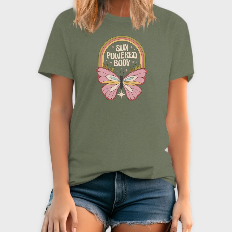 Butterfly Hippie Collection Flower Power Nature, Tricou Barbati (Unisex)