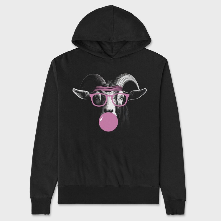Goat Monochrome Bubblegum, Hanorac Oversize Barbati (Unisex)