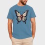 Vibrant Traditional Butterfly, Tricou Barbati (Unisex)