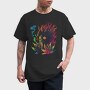 Colorful Monster Cannabis, Tricou Barbati (Unisex)