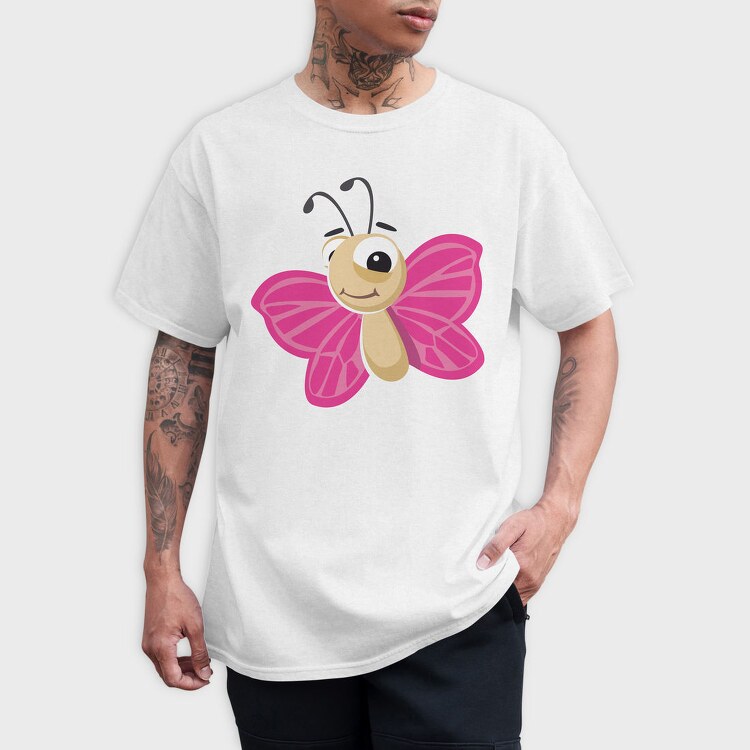 Butterfly Smile, Tricou Barbati (Unisex)