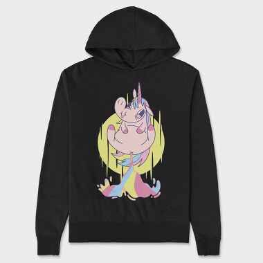 Unicorn Fly, Hanorac Oversize Barbati (Unisex)