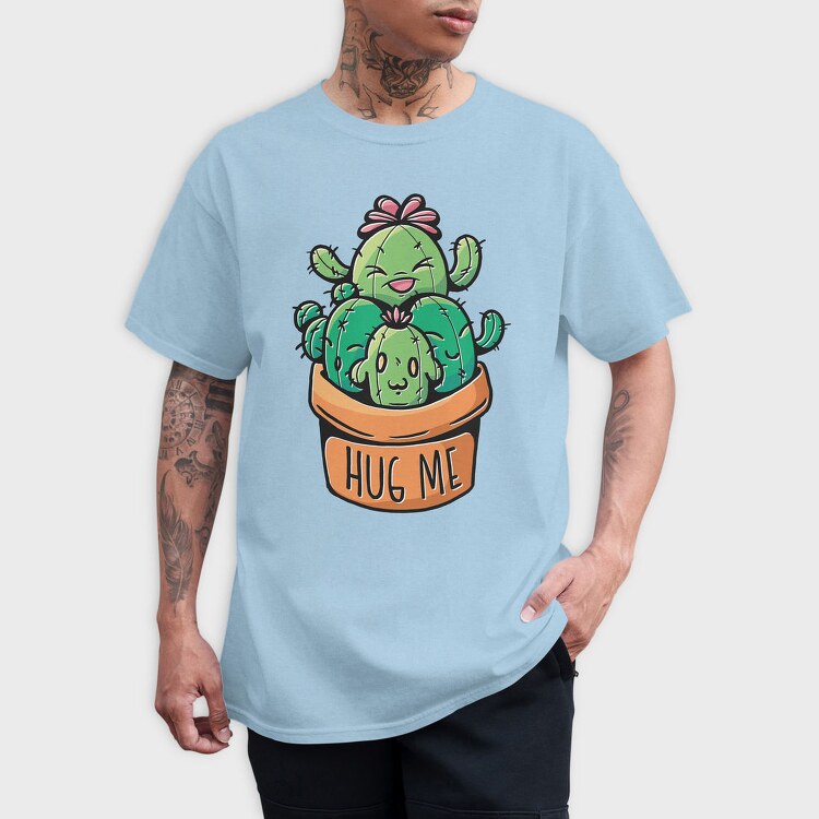 Cacti Hug, Tricou Barbati (Unisex)