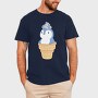 Cute Penguin Ice Cream, Tricou Barbati (Unisex)
