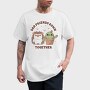 Cactus And Hedgehog Friends Cute, Tricou Barbati (Unisex)