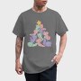 Axolotl Christmas Tree, Tricou Barbati (Unisex)