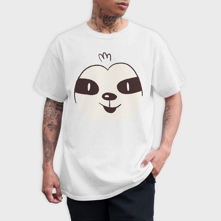 Sloth Face, Tricou Barbati (Unisex)