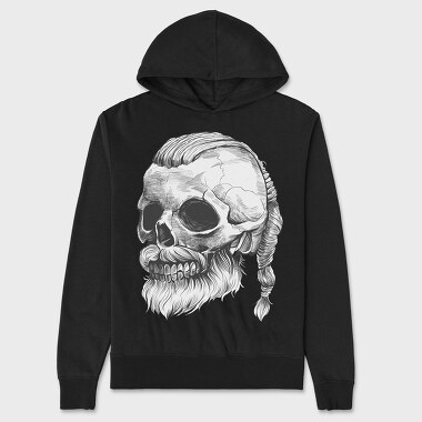 Hanorac Barbati (Unisex), Skull Viking