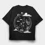 Compass Mountains, Tricou Oversize Barbati (Unisex)