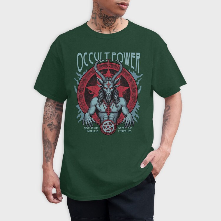 Occult Power, Tricou Barbati (Unisex)
