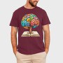 Brain Book, Tricou Barbati (Unisex)