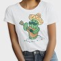 Cactus With Mexican Hat And Guitar 5 De Mayo, Tricou Femei