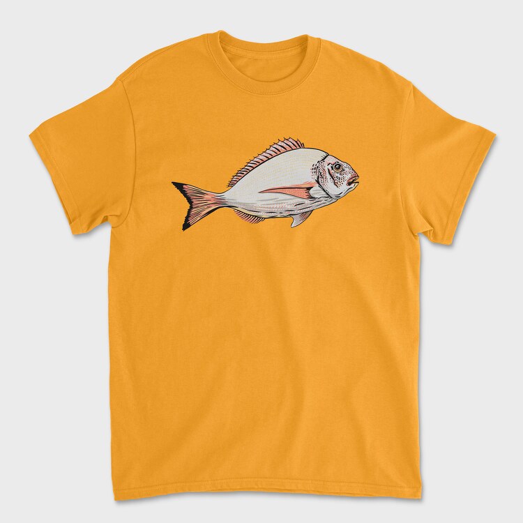 Fish Golden, Tricou Barbati (Unisex)