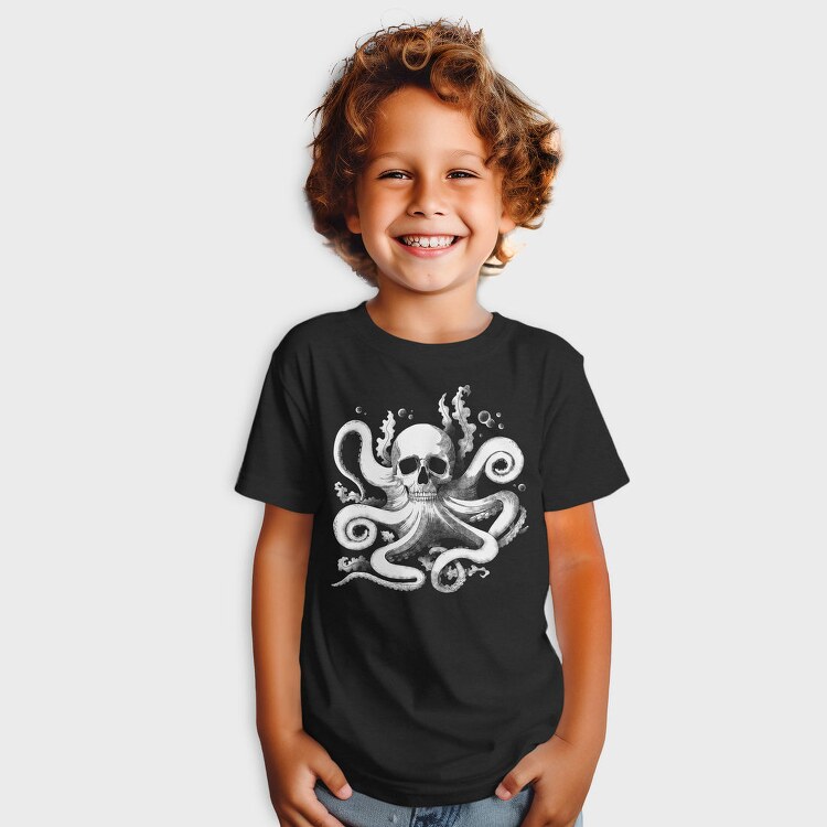 Octopus Skull, Tricou Copii