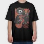 Mariachi Skeleton Cinco De Mayo Vintage, Tricou Oversize Barbati (Unisex)