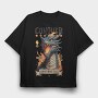 Conquer Dragon Epic Battle Trend, Tricou Oversize Barbati (Unisex)