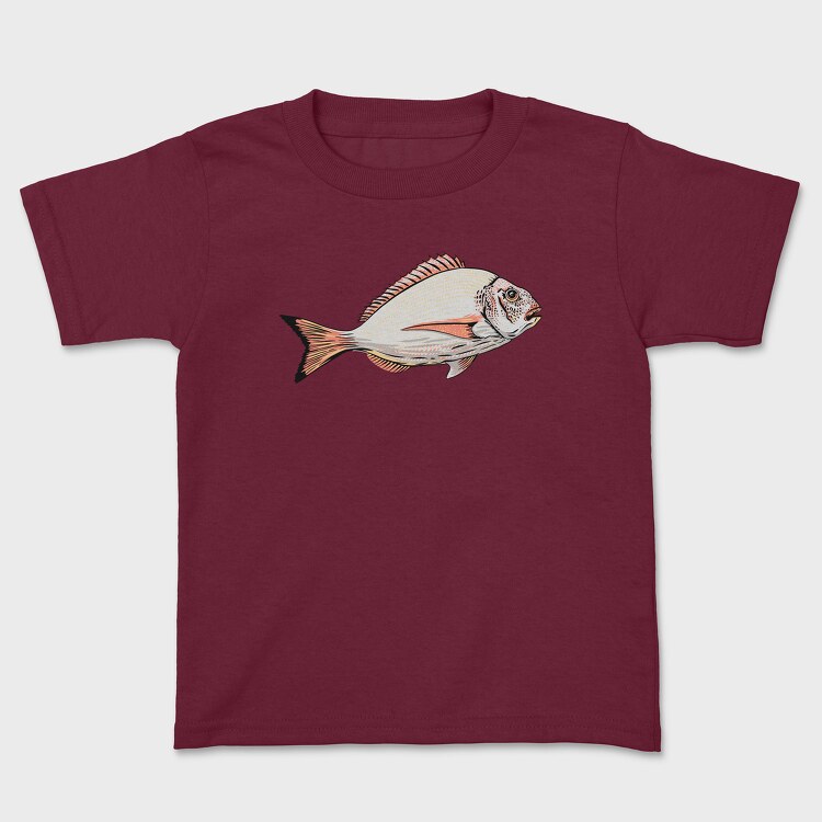 Tricou Copii, Fish Golden