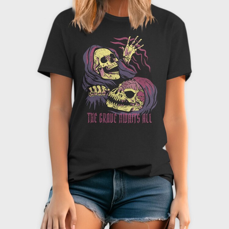 Grave Awaits, Tricou Barbati (Unisex)