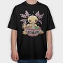 Kawaii Ramen Axolotl, Tricou Oversize Barbati (Unisex)