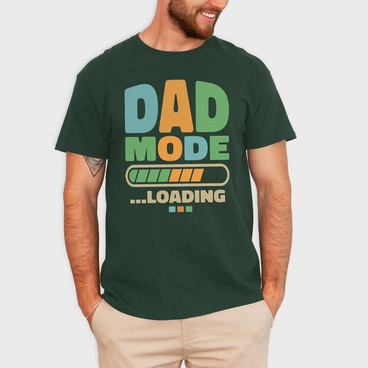 Loading Dad Mode, Tricou Barbati (Unisex)