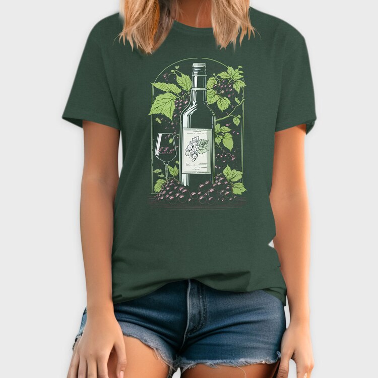 Wine, Tricou Barbati (Unisex)
