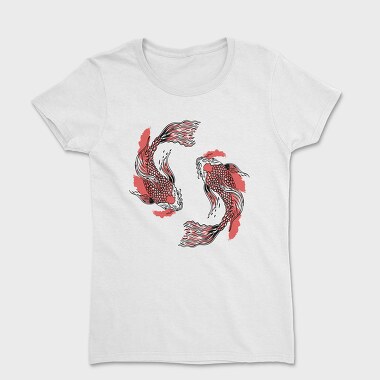 Tricou Femei, Fish Koi