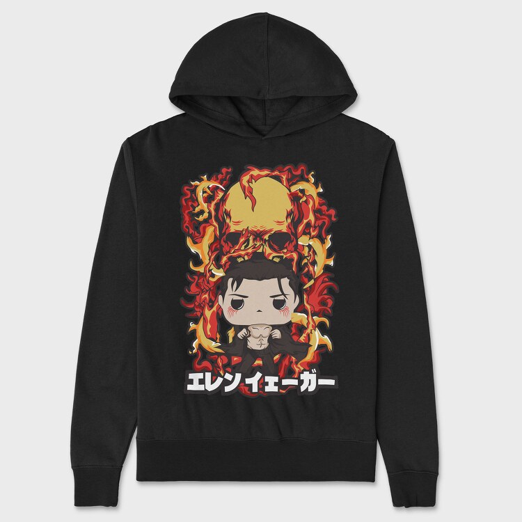 Funko Anime Attack on Titan 2, Hanorac Oversize Barbati (Unisex)