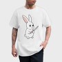 Menacing Psycho Bunny, Tricou Barbati (Unisex)