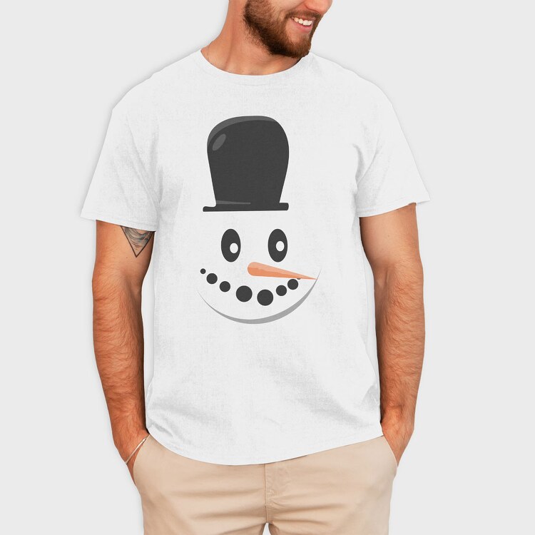 Snow Man Face 6, Tricou Barbati (Unisex)