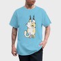 Cute Fat Cat Climbing, Tricou Barbati (Unisex)