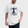 Vitruvian Biathlete Silhouette, Tricou Barbati (Unisex)